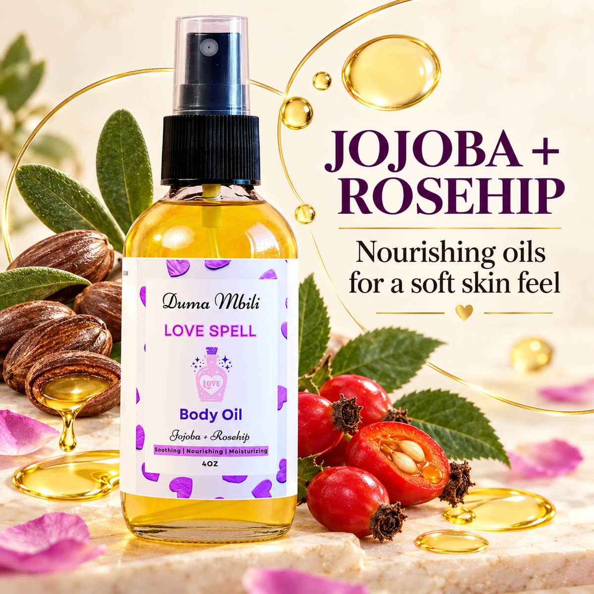 Love Spell Body Oil-Love Spell Body Oil