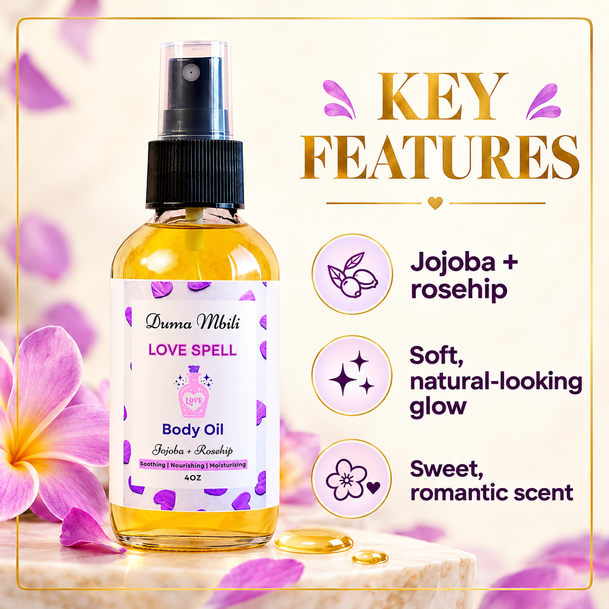 Love Spell Body Oil-Love Spell Body Oil