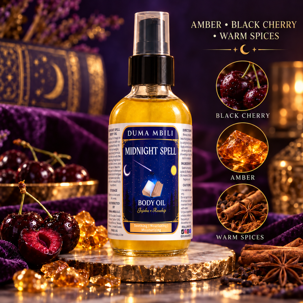 Midnight Spell Body Oil-Midnight Spell Body Oil