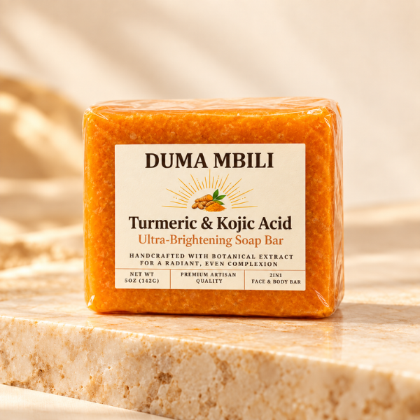 Duma Mbili Turmeric & Kojic Acid Ultra-Brightening Soap Bar-Duma Mbili Turmeric & Kojic Acid Ultra-Brightening Soap Bar