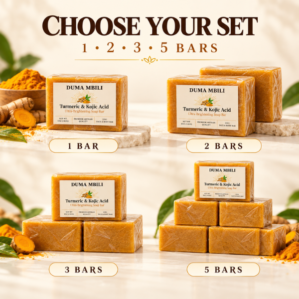 Duma Mbili Turmeric & Kojic Acid Ultra-Brightening Soap Bar-Duma Mbili Turmeric & Kojic Acid Ultra-Brightening Soap Bar