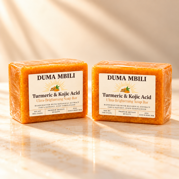 Duma Mbili Turmeric & Kojic Acid Ultra-Brightening Soap Bar-Duma Mbili Turmeric & Kojic Acid Ultra-Brightening Soap Bar
