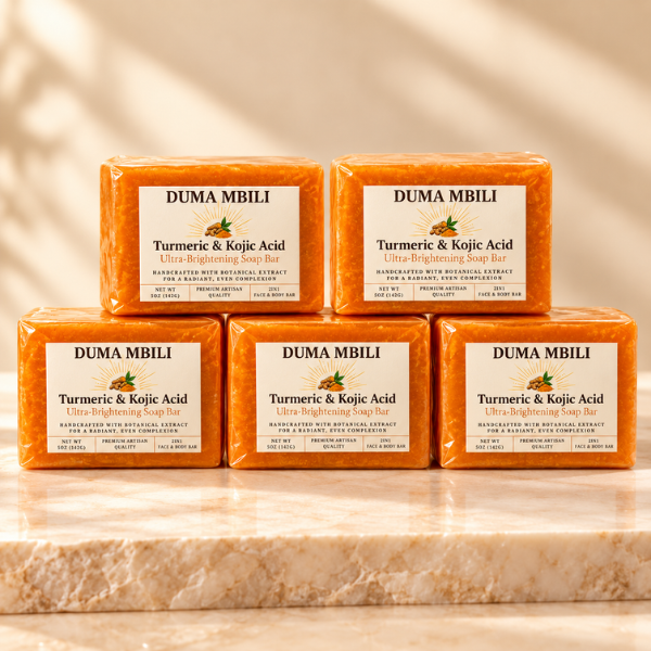 Duma Mbili Turmeric & Kojic Acid Ultra-Brightening Soap Bar-Duma Mbili Turmeric & Kojic Acid Ultra-Brightening Soap Bar