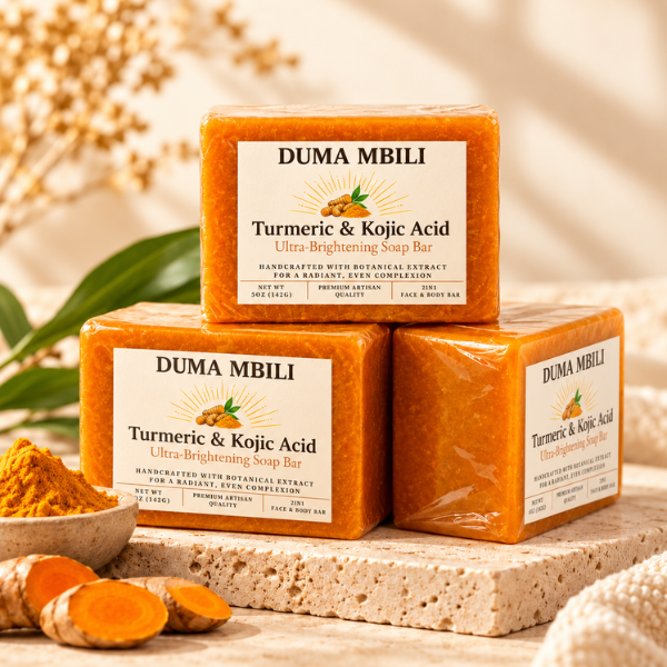 Duma Mbili Turmeric & Kojic Acid Ultra-Brightening Soap Bar-Duma Mbili Turmeric & Kojic Acid Ultra-Brightening Soap Bar