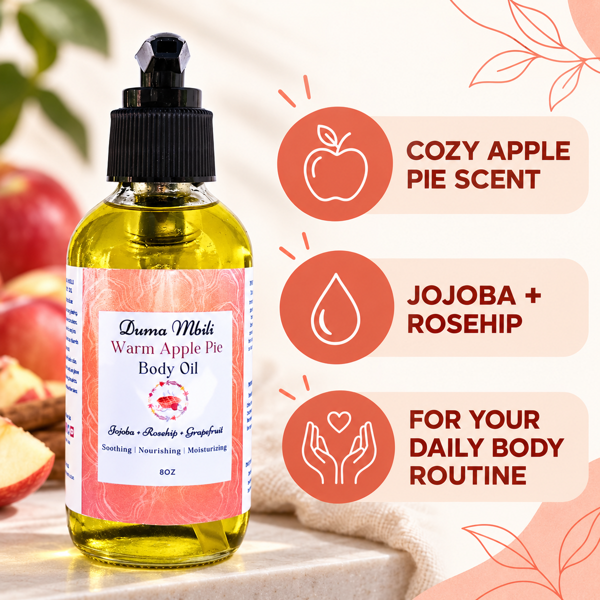 Warm Apple Pie Body Oil-Warm Apple Pie Body Oil