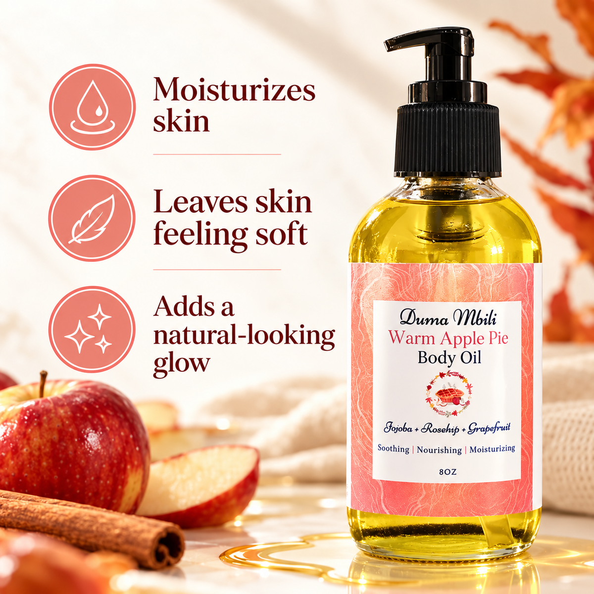 Warm Apple Pie Body Oil-Warm Apple Pie Body Oil