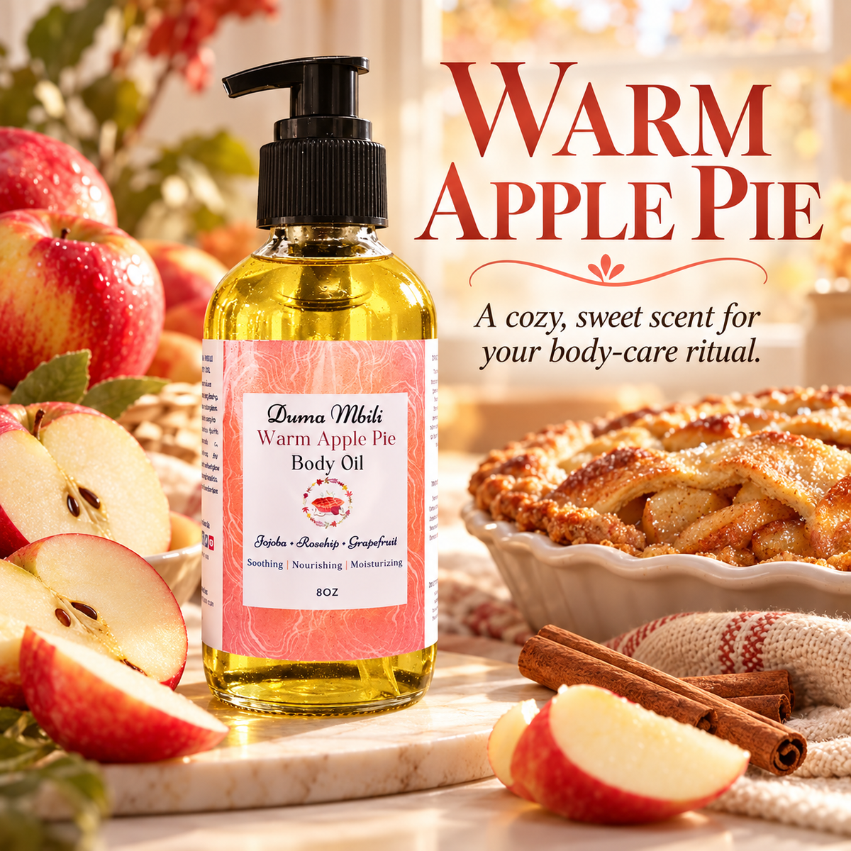 Warm Apple Pie Body Oil-Warm Apple Pie Body Oil