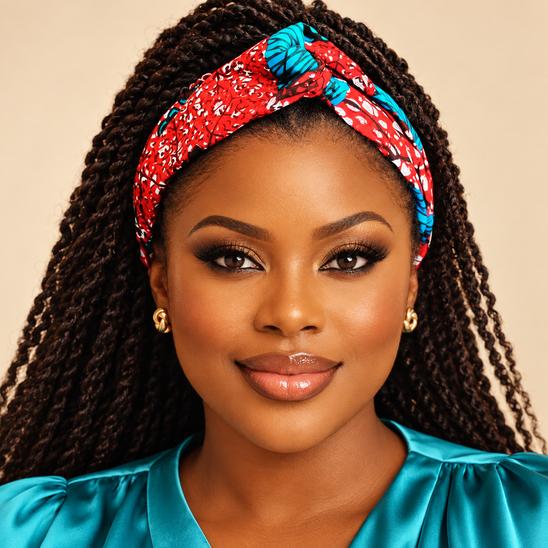 Duma Mbili African Print Headband/Hairband-Duma Mbili African Print Headband/Hairband