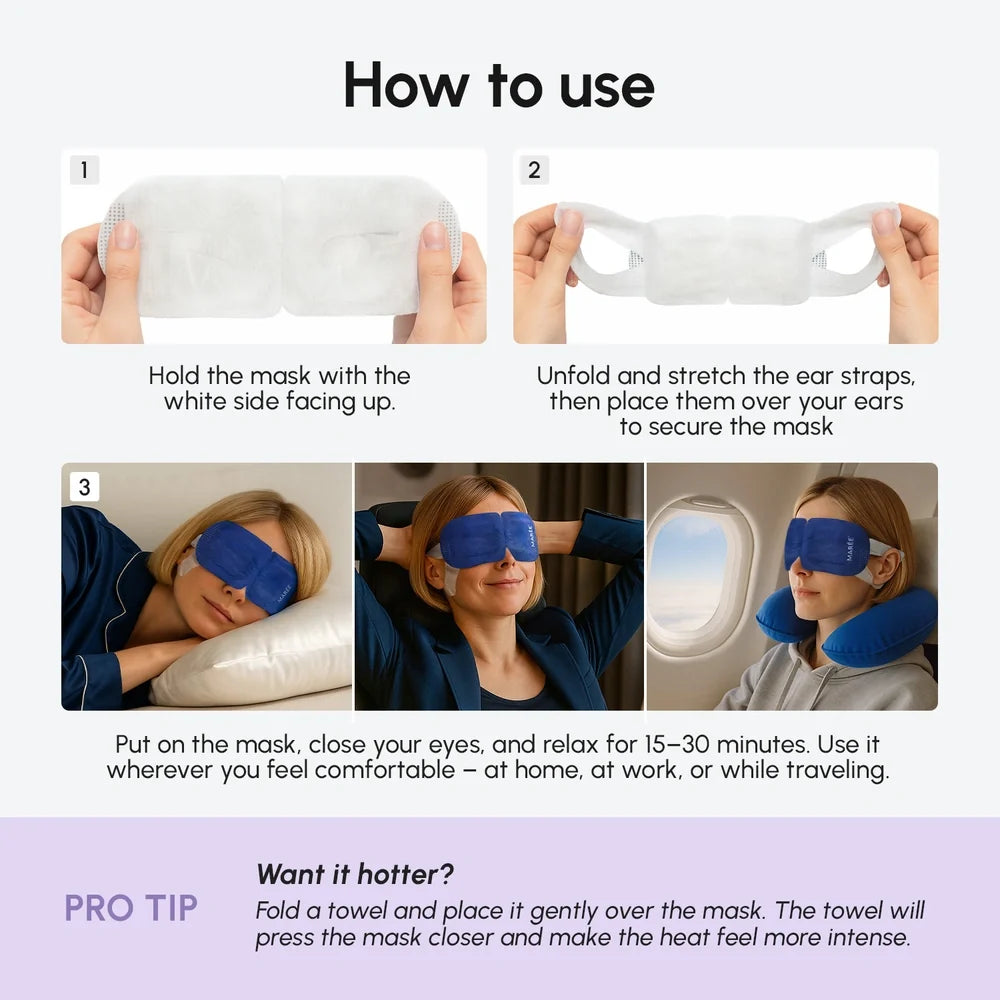 Scented Spa Steam Eye Mask-Scented Spa Steam Eye Mask