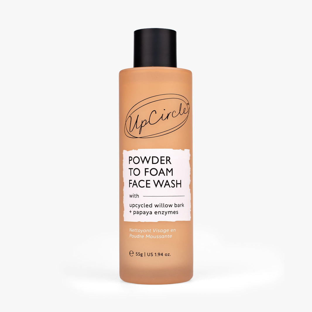 Powder To Foam Face Wash with Willow Bark + Papaya Enzymes-Powder To Foam Face Wash with Willow Bark + Papaya Enzymes
