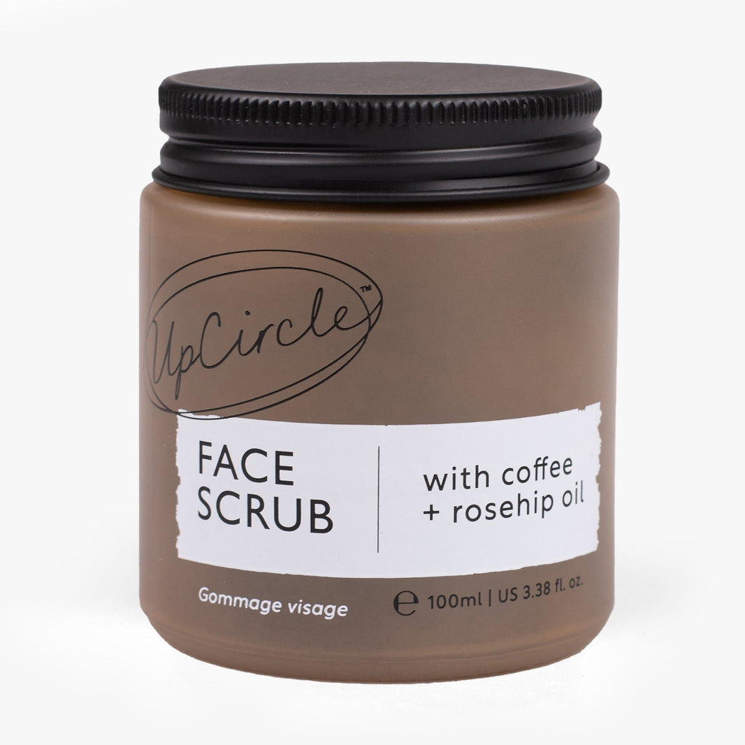 Face Scrub with Coffee + Rosehip Oil-Face Scrub with Coffee + Rosehip Oil