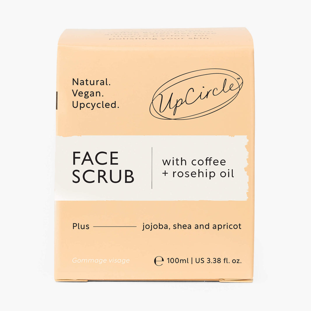 Face Scrub with Coffee + Rosehip Oil-Face Scrub with Coffee + Rosehip Oil