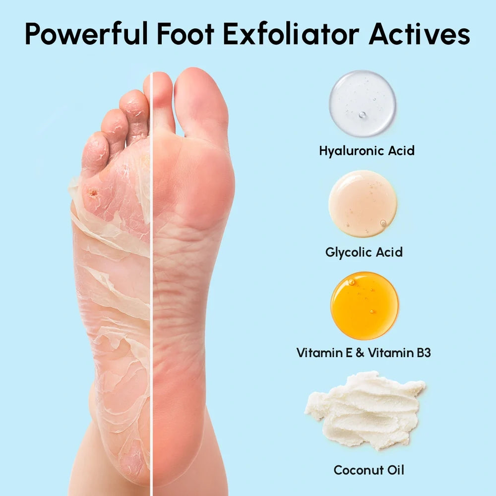 Exfoliating & Hydrating Foot Mask-Exfoliating & Hydrating Foot Mask