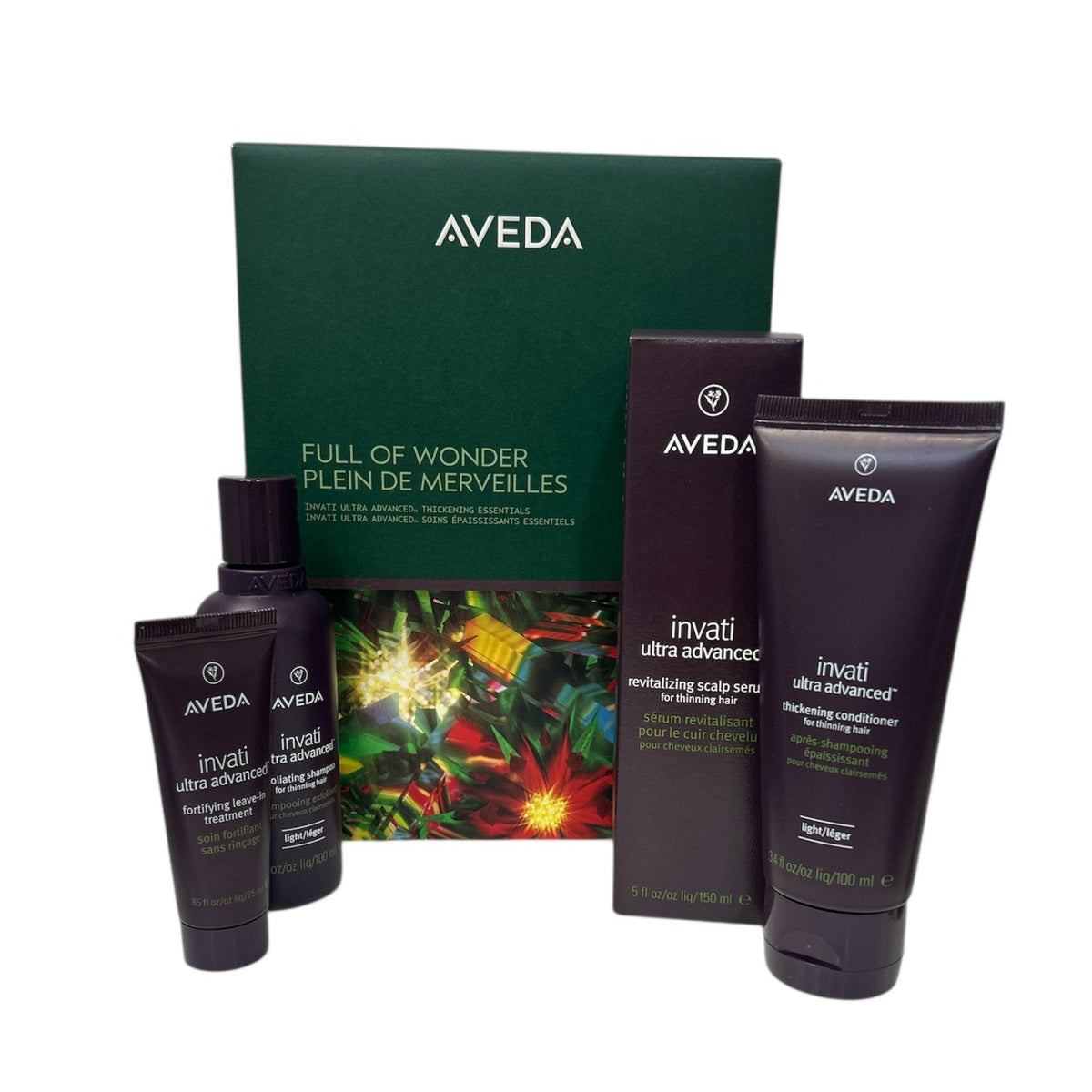 Aveda Limited-Edition Full of Wonder Invati Ultra Advanced Thickening Essentials Gift Set-Aveda Limited-Edition Full of Wonder Invati Ultra Advanced Thickening Essentials Gift Set
