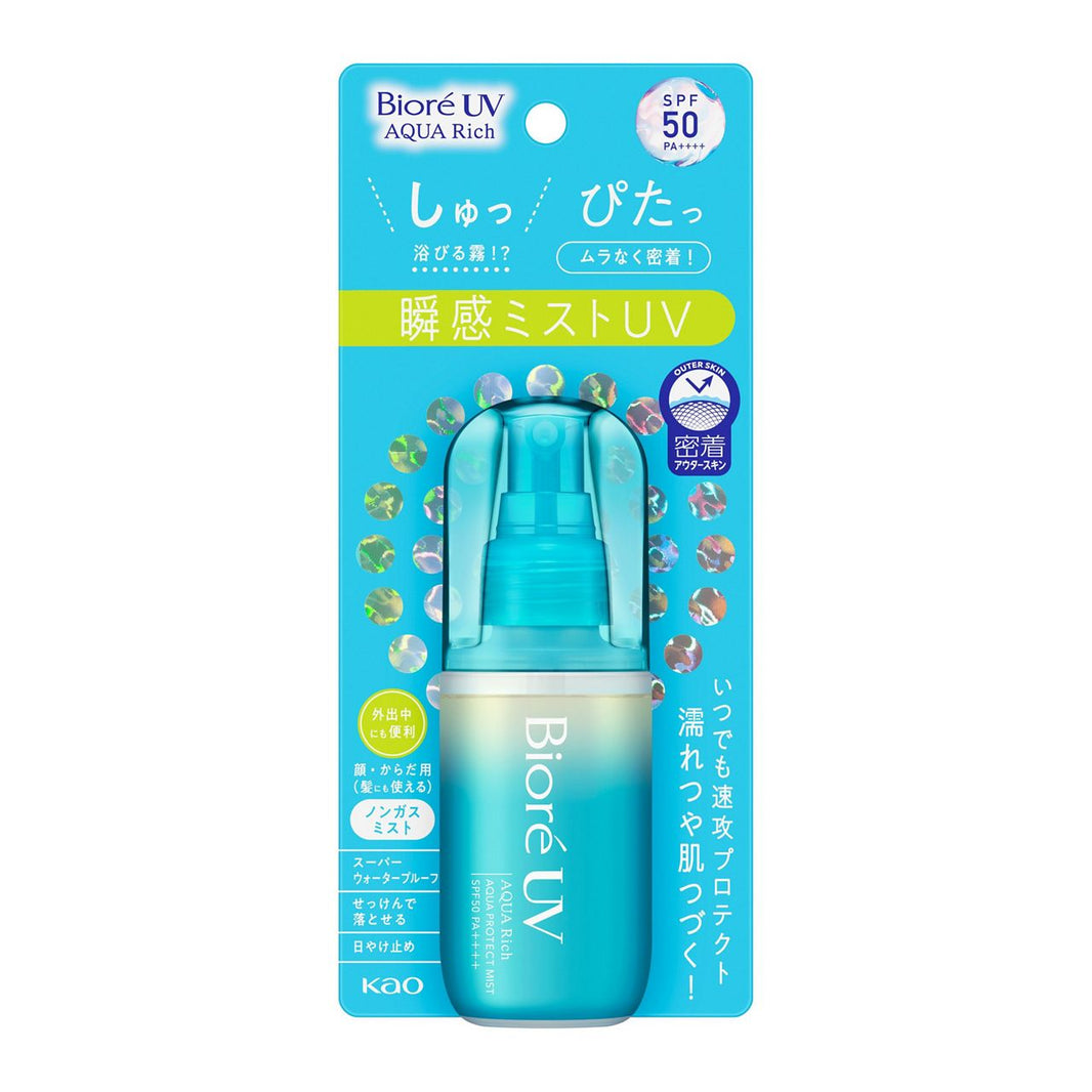Biore UV Aqua Rich Aqua Protect Mist SPF 50 PA++++-Biore UV Aqua Rich Aqua Protect Mist SPF 50 PA++++