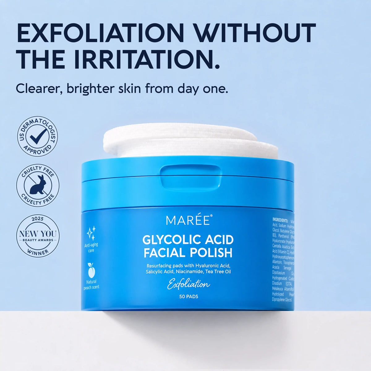 Glycolic Acid Exfoliating Pads-Glycolic Acid Exfoliating Pads