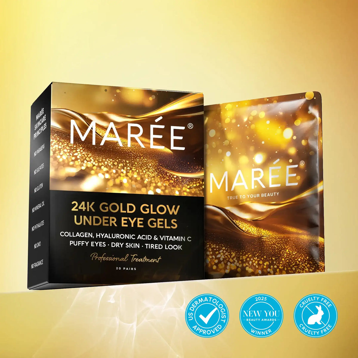 24K Gold Anti-Aging Eye Patches-24K Gold Anti-Aging Eye Patches