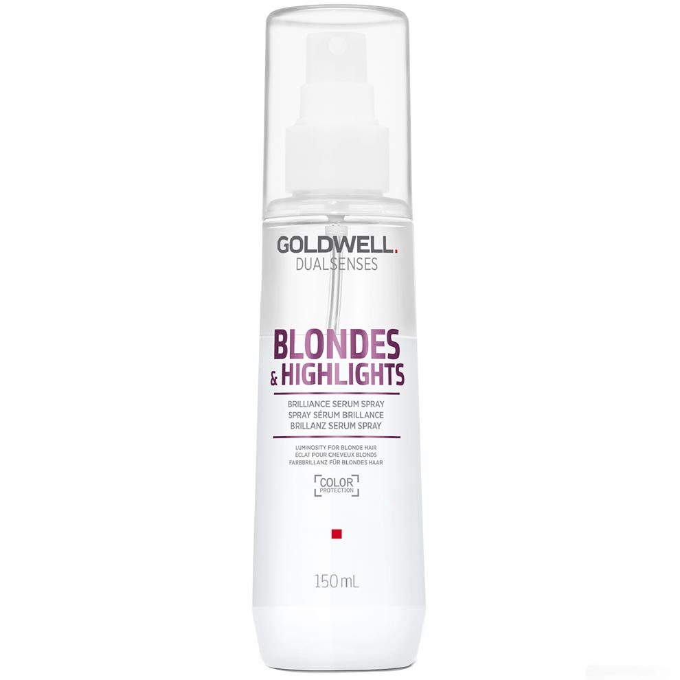 Goldwell DualSenses Blonde & Highlights Brillance Serum Spray 5oz-Goldwell DualSenses Blonde & Highlights Brillance Serum Spray 5oz