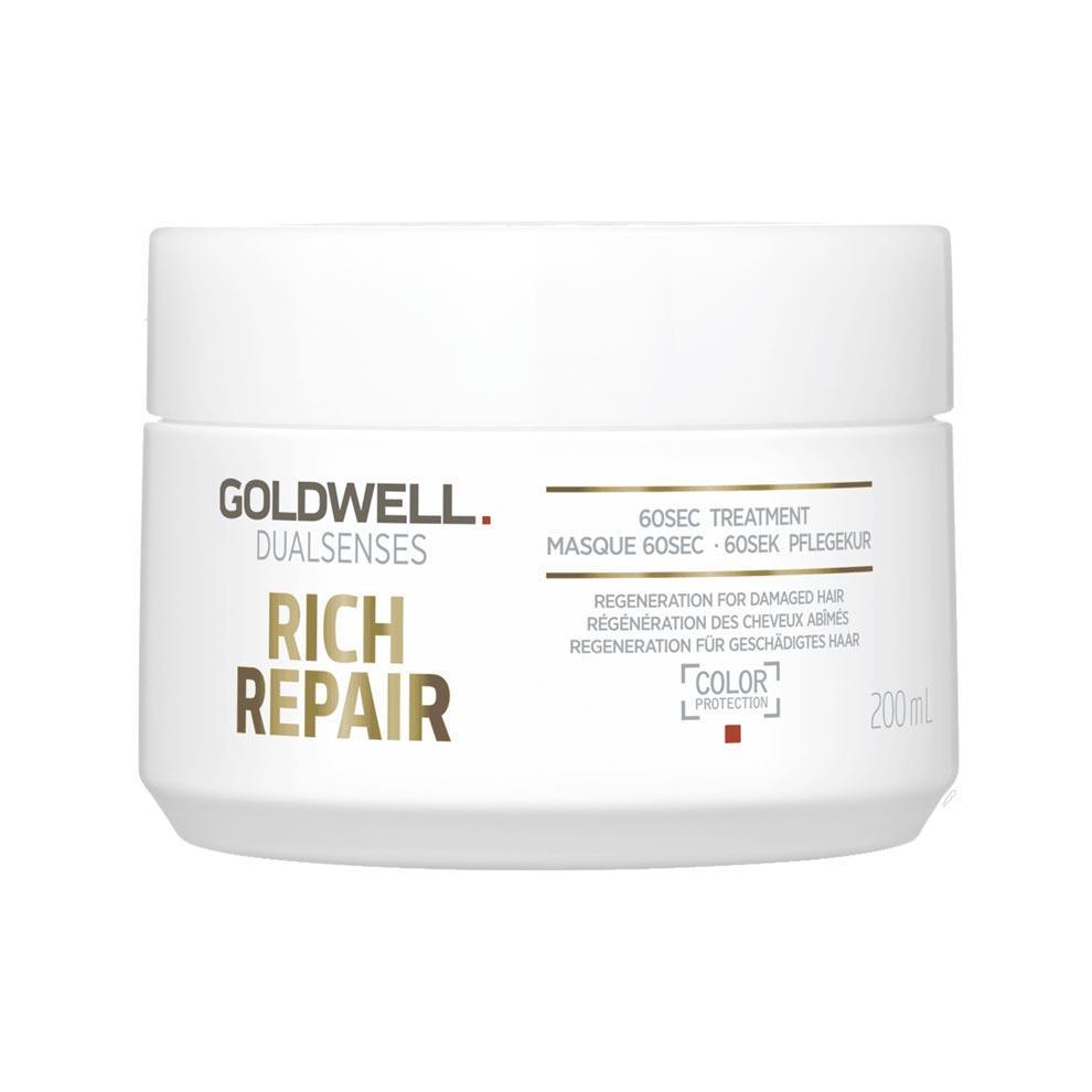 Goldwell DualSenses Rich Repair 60 Second Treatment 6.7 oz-Goldwell DualSenses Rich Repair 60 Second Treatment 6.7 oz