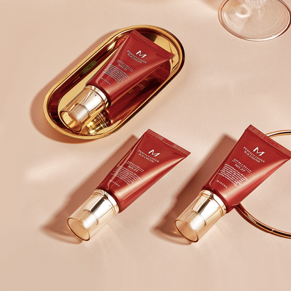 Missha M Perfect Cover BB Cream #25 Warm Beige-Missha M Perfect Cover BB Cream #25 Warm Beige
