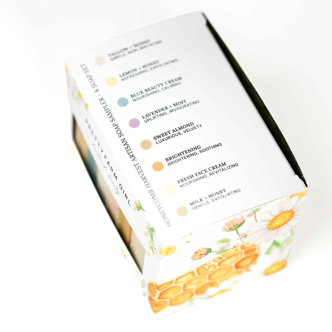 Honeycomb Harvest  Goat Milk & Tallow Soap Sampler-Honeycomb Harvest  Goat Milk & Tallow Soap Sampler