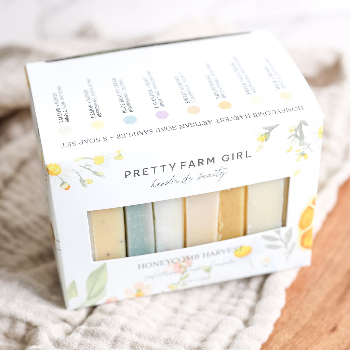 Honeycomb Harvest  Goat Milk & Tallow Soap Sampler-Honeycomb Harvest  Goat Milk & Tallow Soap Sampler