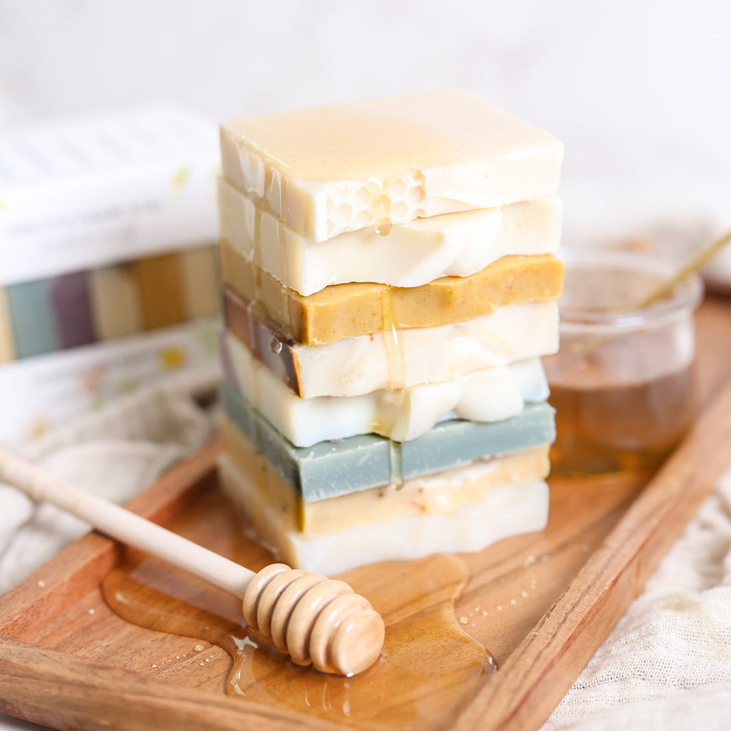 Honeycomb Harvest  Goat Milk & Tallow Soap Sampler-Honeycomb Harvest  Goat Milk & Tallow Soap Sampler