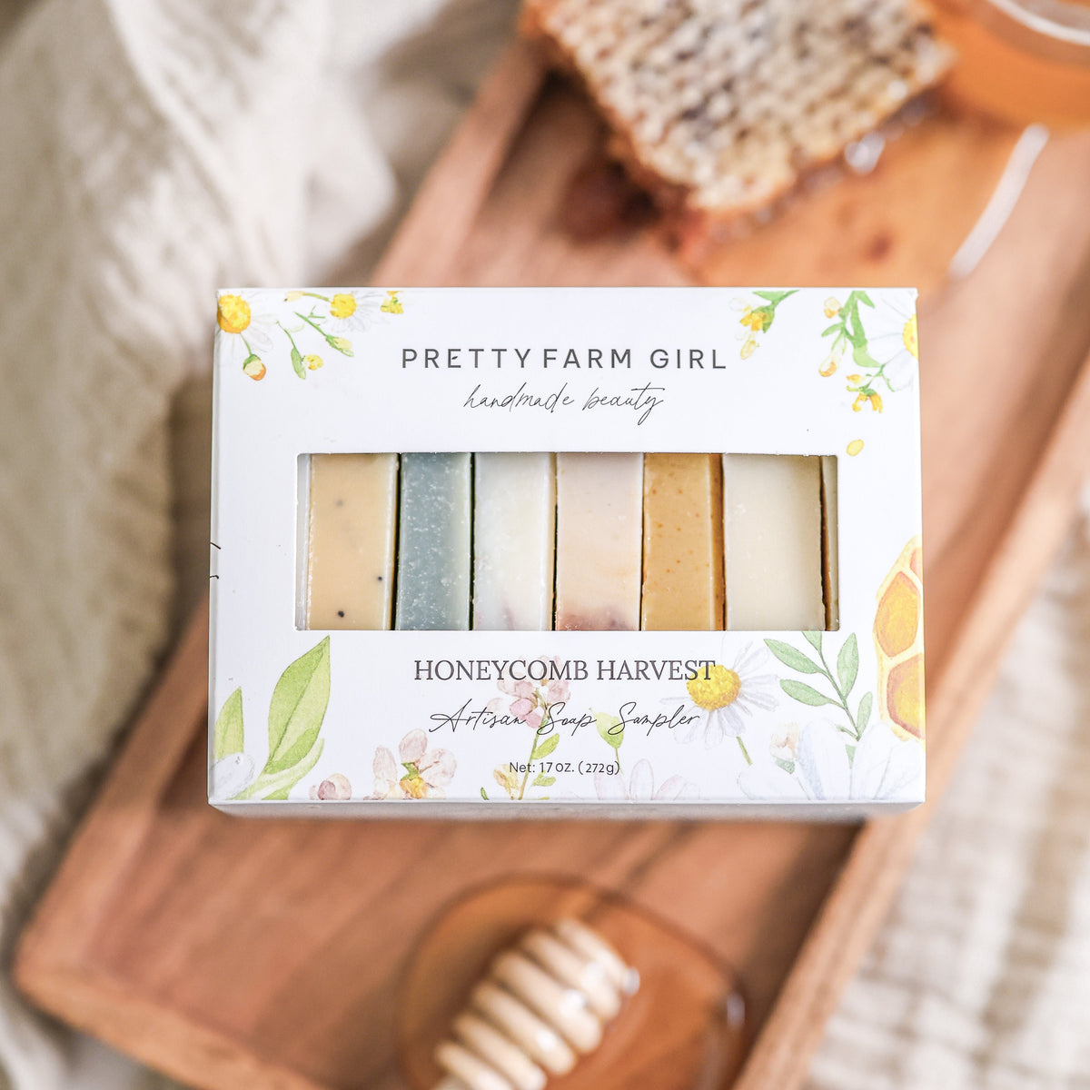 Honeycomb Harvest  Goat Milk & Tallow Soap Sampler-Honeycomb Harvest  Goat Milk & Tallow Soap Sampler