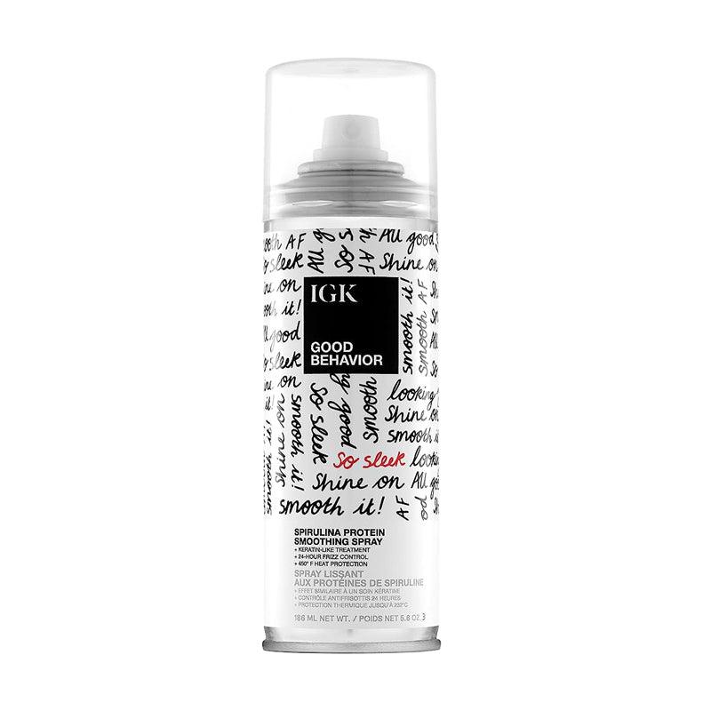 IGK GOOD BEHAVIOR Spirulina Protein Smoothing Spray 5.6oz-IGK GOOD BEHAVIOR Spirulina Protein Smoothing Spray 5.6oz
