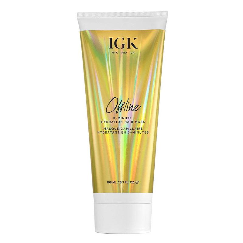 IGK OFFLINE 3-Minute Hydration Hair Mask 6.7oz-IGK OFFLINE 3-Minute Hydration Hair Mask 6.7oz