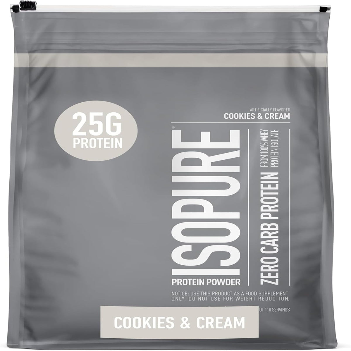 Nature's Best Isopure Zero Carb Protein Powder — Cookies & Cream, 7.5 lbs (Best By 1/2027)-Nature's Best Isopure Zero Carb Protein Powder — Cookies & Cream, 7.5 lbs (Best By 1/2027)