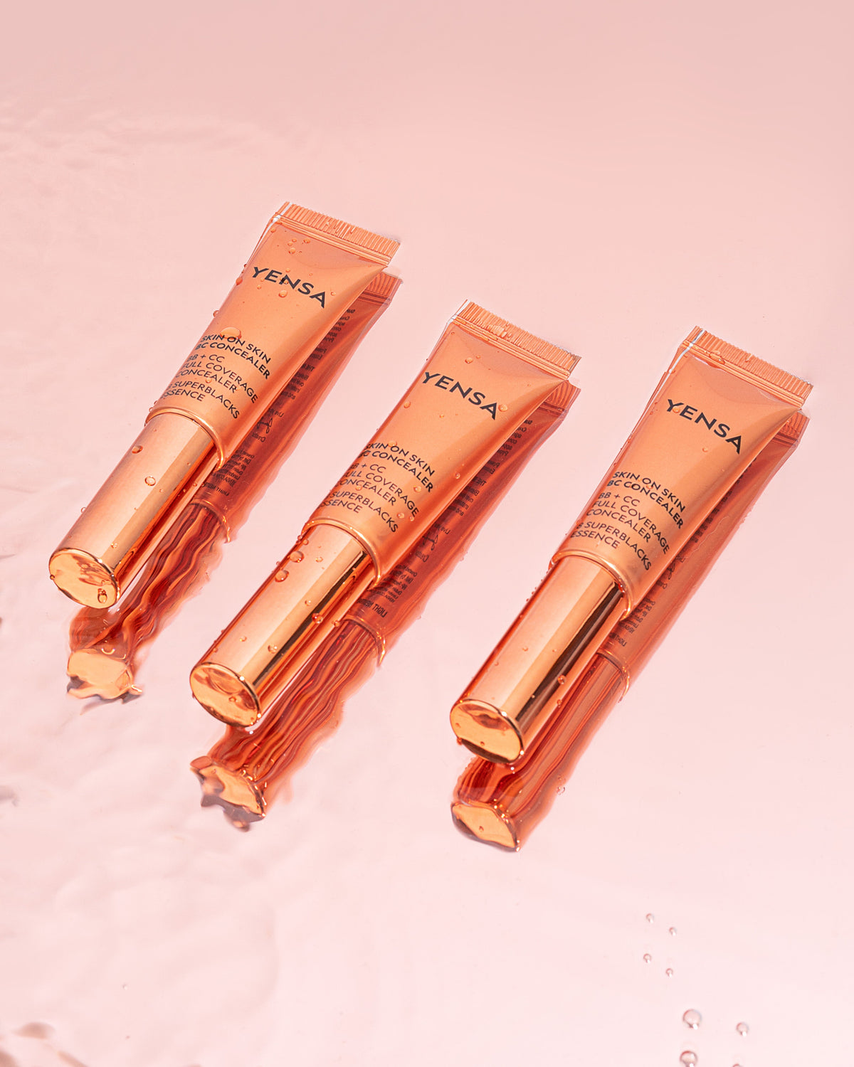 Skin On Skin BB + CC Full Coverage Hyaluronic Serum Concealer-Skin On Skin BB + CC Full Coverage Hyaluronic Serum Concealer