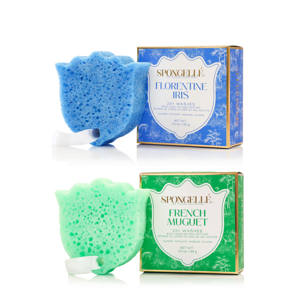 Florentine Iris & French Muguet Body Buffer Set-Florentine Iris & French Muguet Body Buffer Set