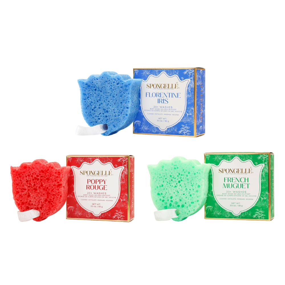 Les Fleurs Body Buffer Trio Set 1-Les Fleurs Body Buffer Trio Set 1