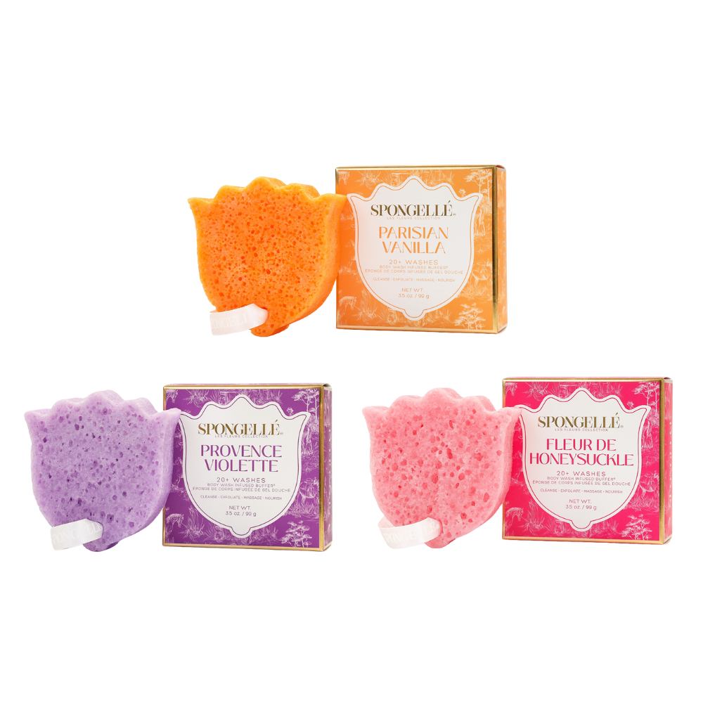 Les Fleurs Body Buffer Trio Set 2-Les Fleurs Body Buffer Trio Set 2