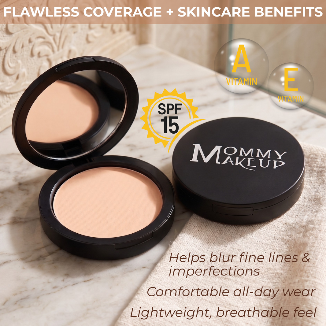 Mineral Dual Powder Foundation SPF15 (0.45 oz.) - CRAVING (Medium/Dark)-Mineral Dual Powder Foundation SPF15 (0.45 oz.) - CRAVING (Medium/Dark)