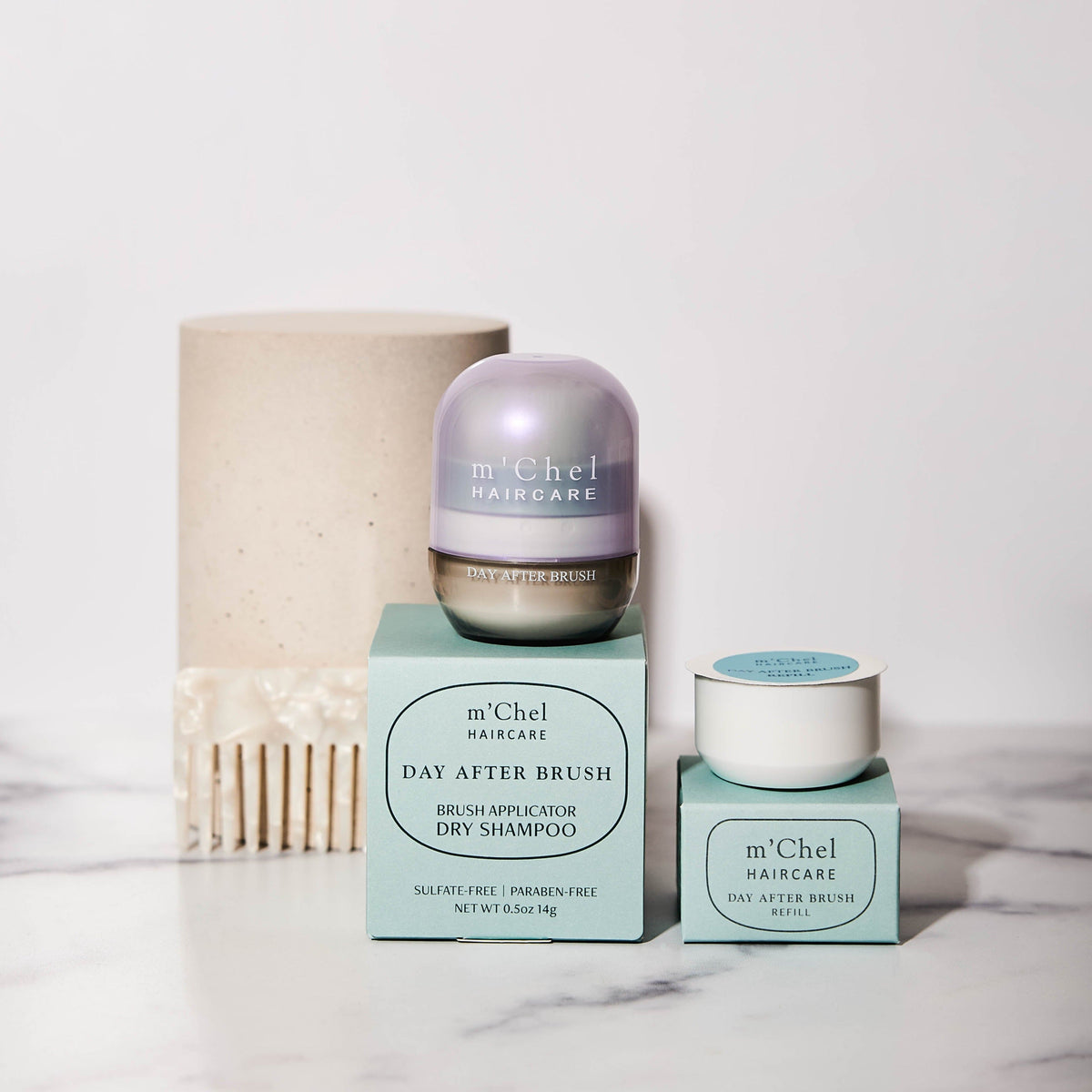 Day After™ Brush + Refill Bundle Clean Dry Shampoo-Day After™ Brush + Refill Bundle Clean Dry Shampoo