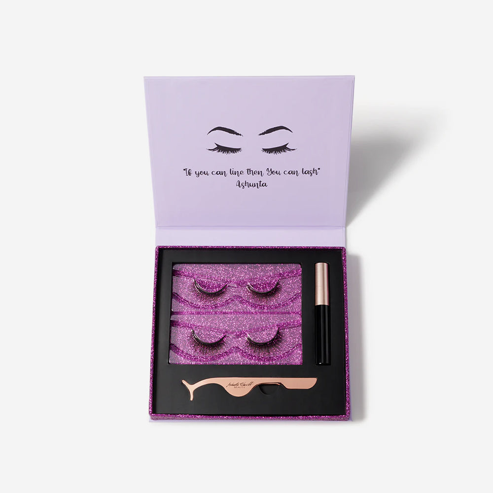 Ashunta Sheriff Beauty MagnetiEYES™ Foxy Browns Luxury Lash Set-Ashunta Sheriff Beauty MagnetiEYES™ Foxy Browns Luxury Lash Set