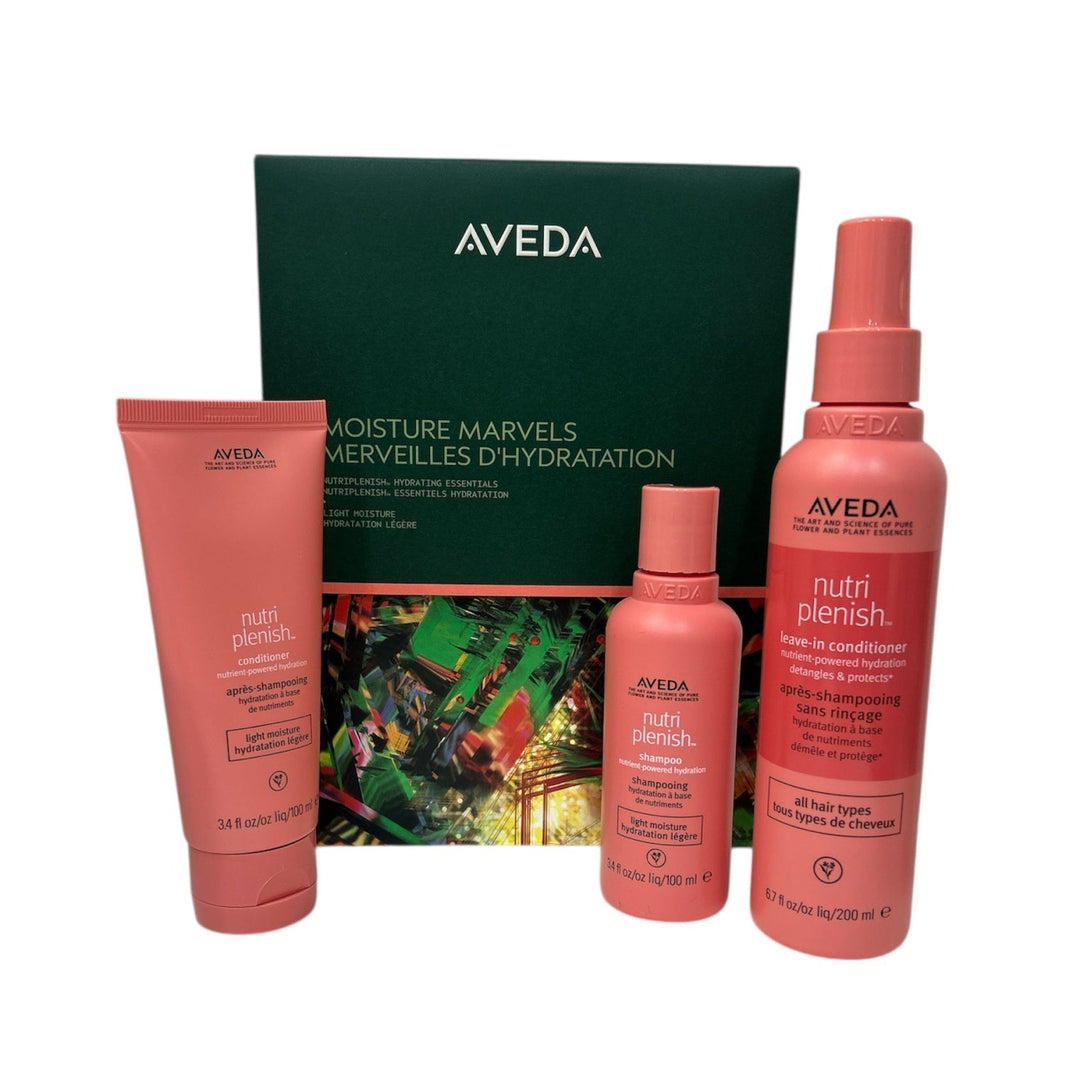 Aveda Moisture Marvels Nutriplenish Hydrating Essentials Light Gift Set-Aveda Moisture Marvels Nutriplenish Hydrating Essentials Light Gift Set
