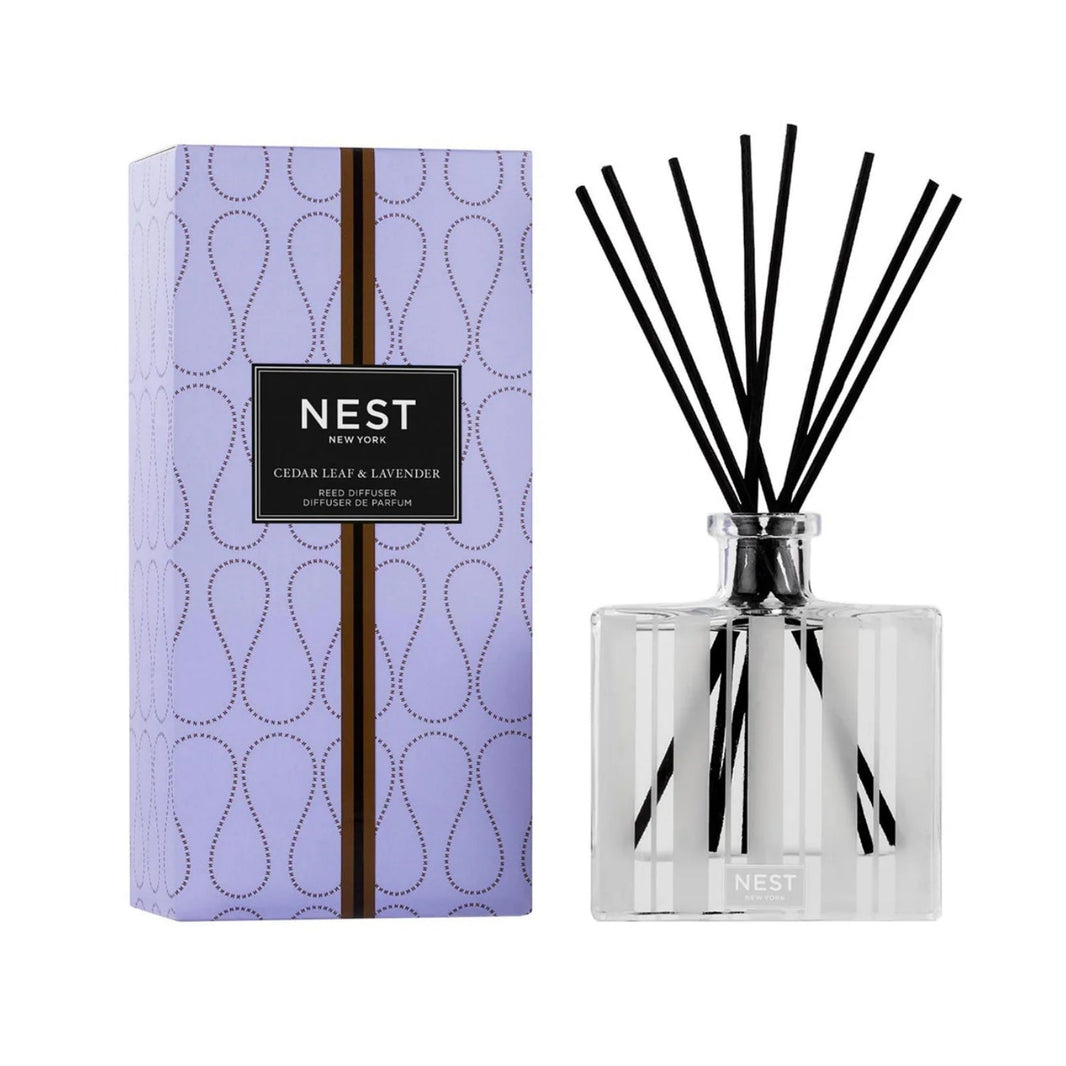 Nest New York Cedar Leaf & Lavender Reed Diffuser 5.9 OZ-Nest New York Cedar Leaf & Lavender Reed Diffuser 5.9 OZ