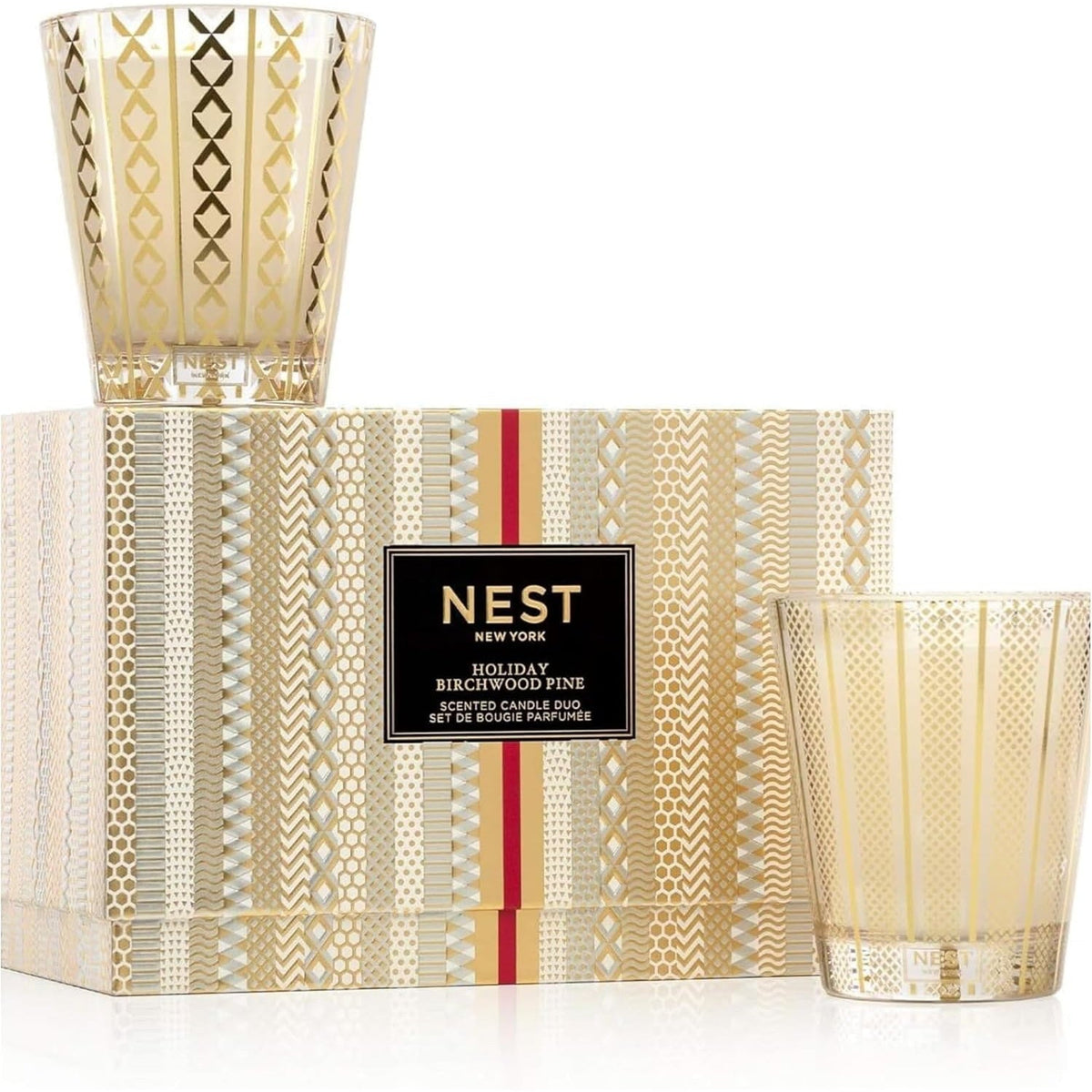 Nest New York Holiday & Birchwood Pine Classic Candle Set-Nest New York Holiday & Birchwood Pine Classic Candle Set