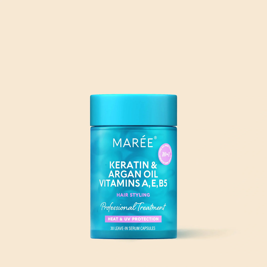 Keratin Oil Capsules for Frizz Control-Keratin Oil Capsules for Frizz Control