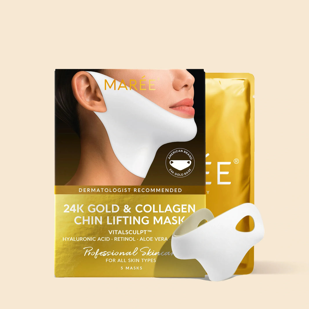 24K Gold Chin & Jawline Lifting Mask-24K Gold Chin & Jawline Lifting Mask