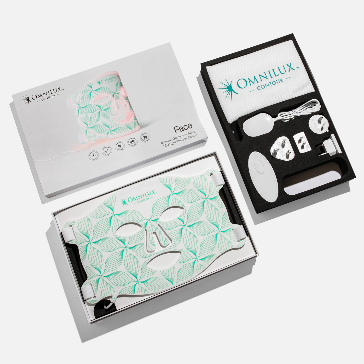 Omnilux Face Contour + Contour Glove Bundle-Omnilux Face Contour + Contour Glove Bundle