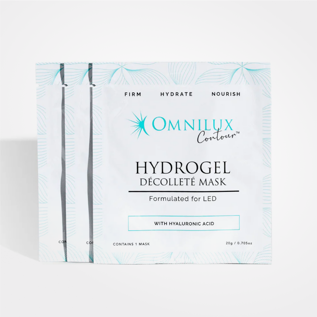 Omnilux Hydrogel Décolleté Mask (3 pack)-Omnilux Hydrogel Décolleté Mask (3 pack)