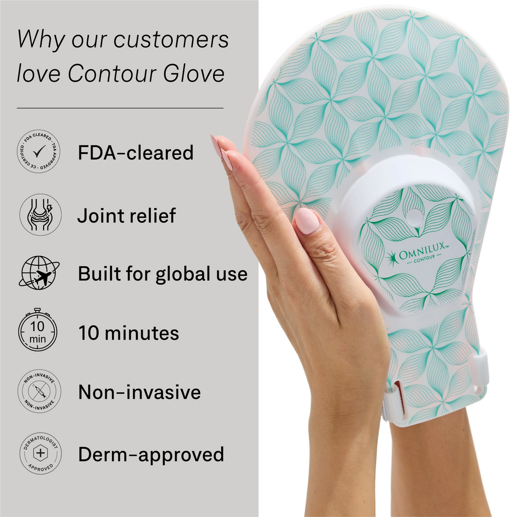 Omnilux Face Contour + Neck & Décolleté + Contour Glove-Omnilux Face Contour + Neck & Décolleté + Contour Glove