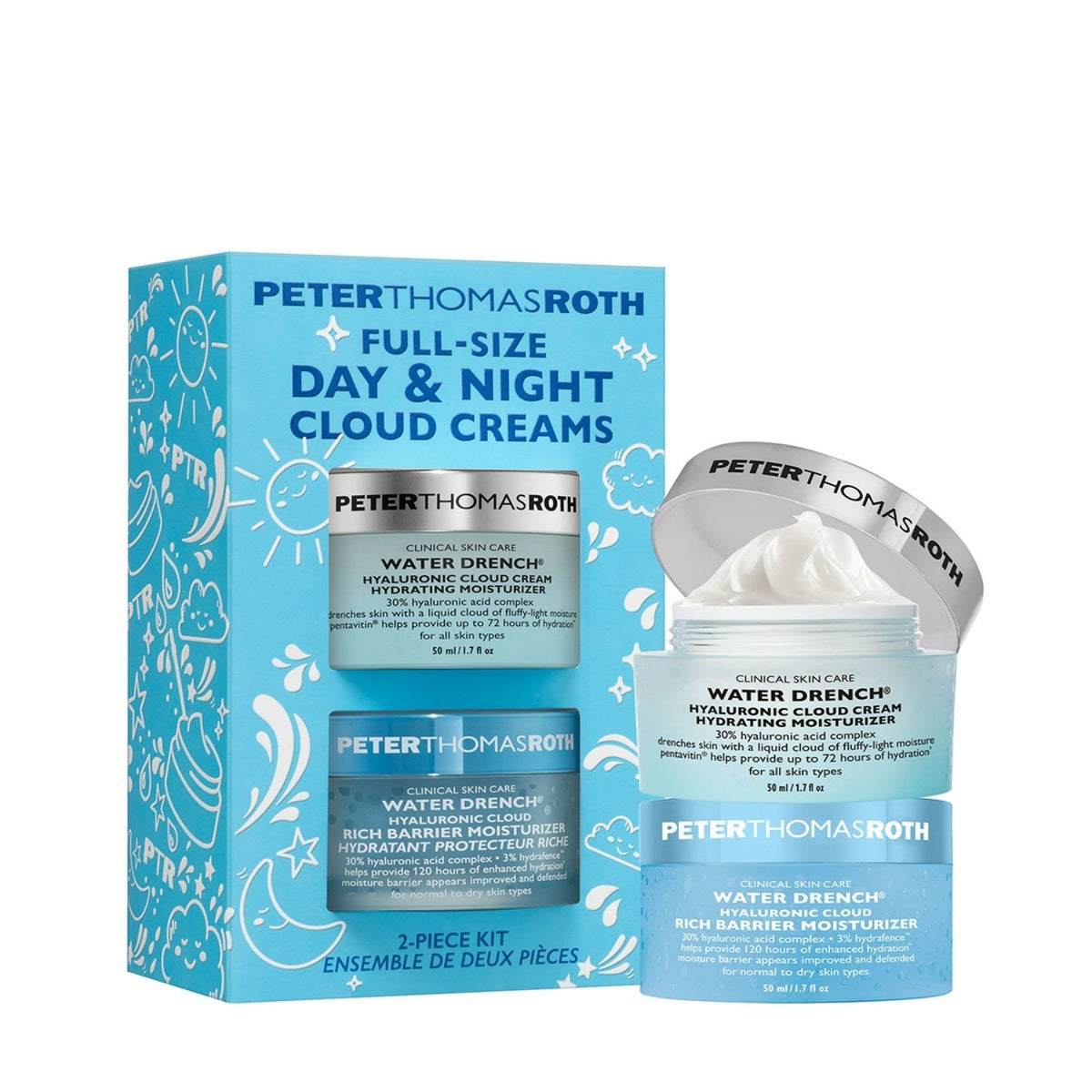 Peter Thomas Roth Full-Size Day & Night Cloud Creams Duo-Peter Thomas Roth Full-Size Day & Night Cloud Creams Duo