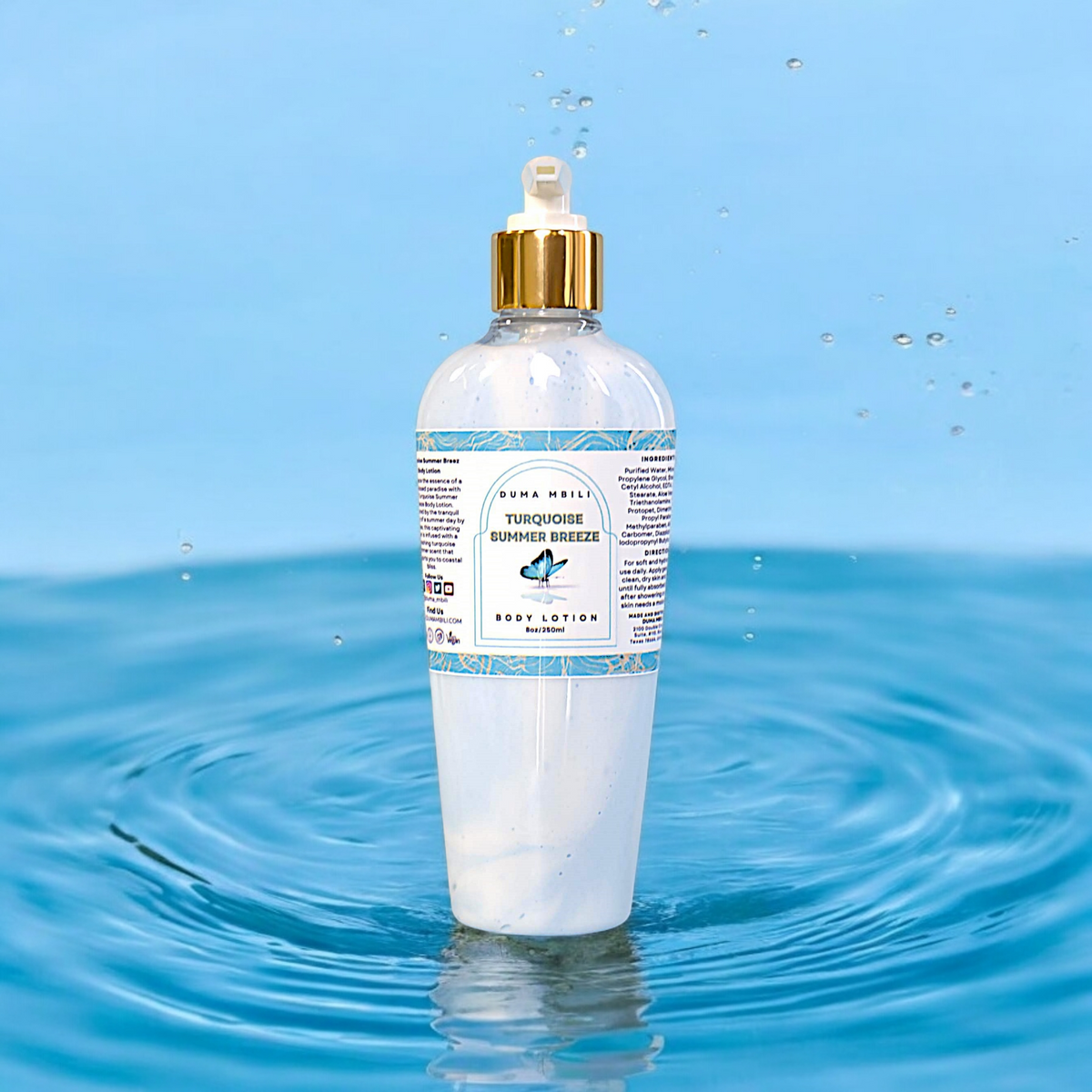 Turquoise Summer Breeze Body Lotion-Turquoise Summer Breeze Body Lotion