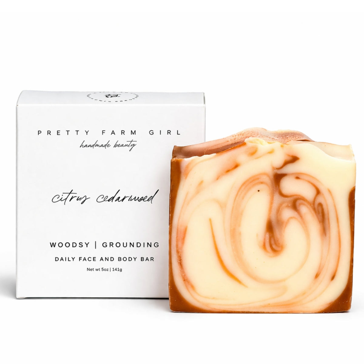 Citrus Cedarwood Handmade Tallow and Goat Milk Soap Bar-Citrus Cedarwood Handmade Tallow and Goat Milk Soap Bar
