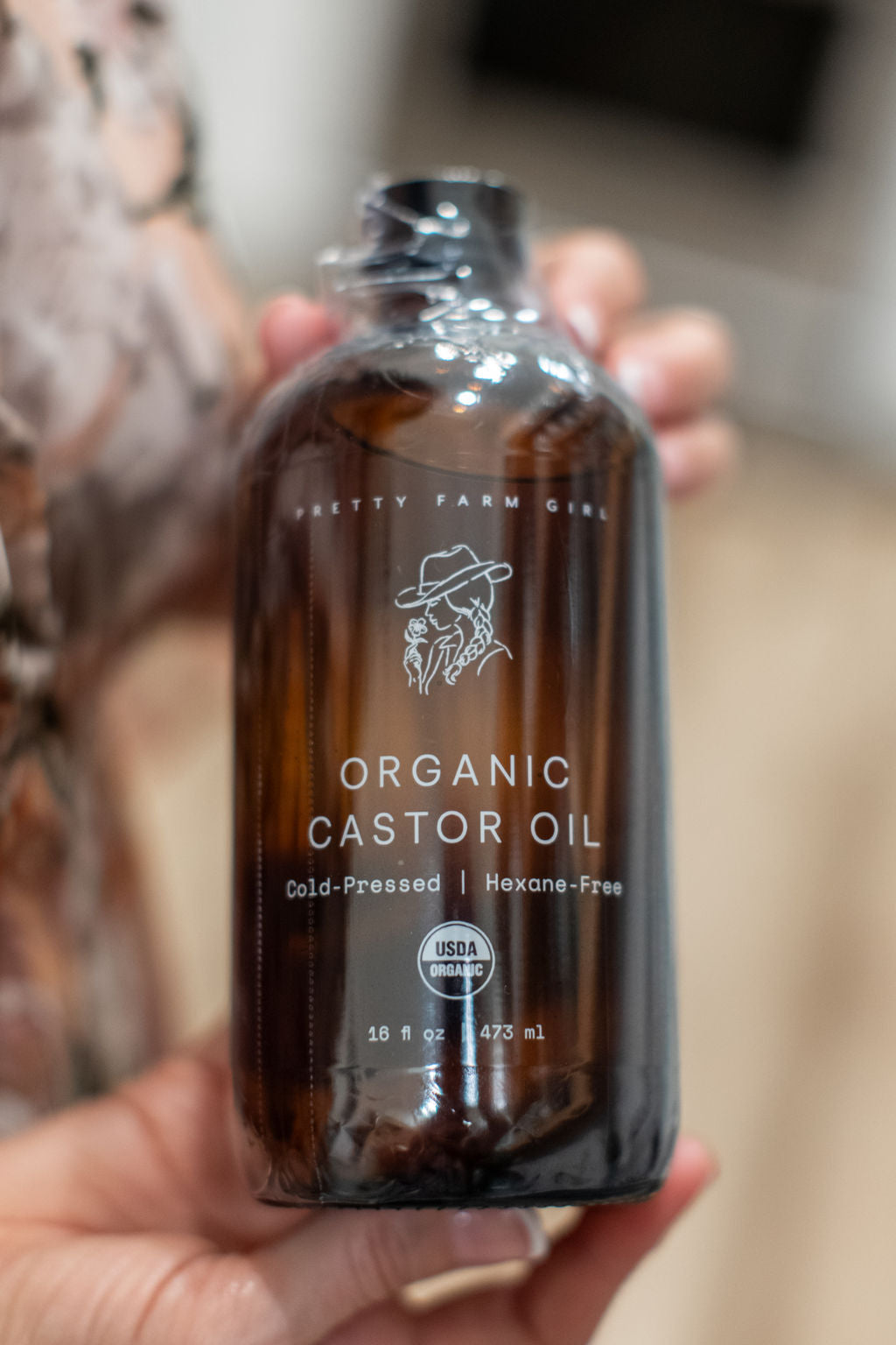 Pure Organic Cold Pressed Hexane-Free Castor Oil-Pure Organic Cold Pressed Hexane-Free Castor Oil